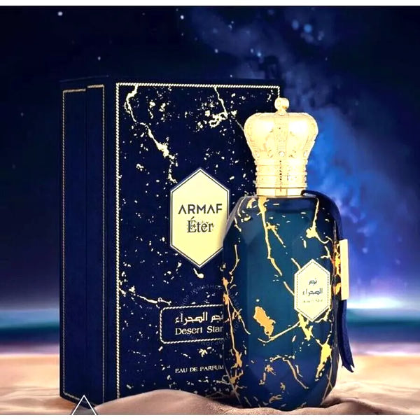Desert Star By Armaf Unisex 3.4oz/100ml Bergamot Vetiver Cashmere