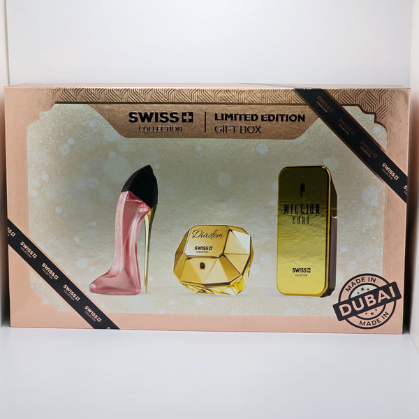 Diva Swiss Collection 3-Pc Gift Set 3.4 oz Women | Red Bag Store