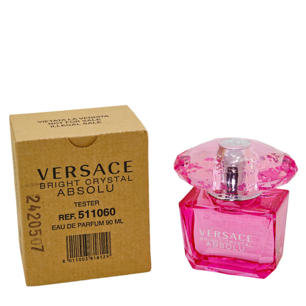 Versace Bright Crystal Absolu Tester 90ml Eau de Parfum – Red Bag