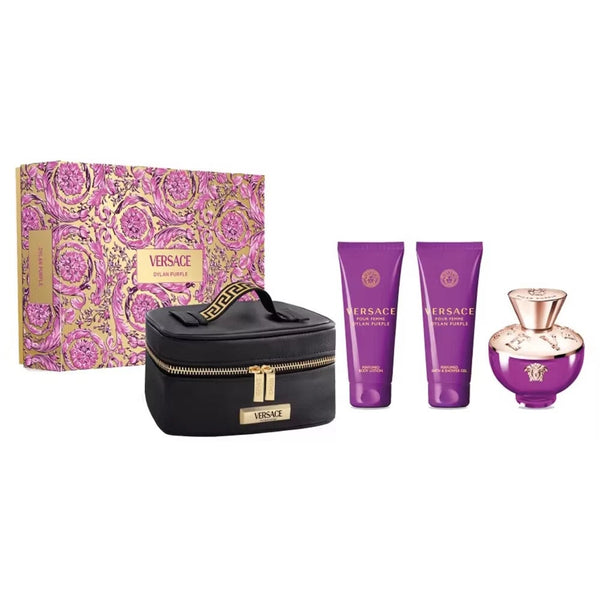 新品未使用　Versace Dylan Purple 100mlセット Versace Dylan Purple Gift Set – Eau de Parfum & Body Care