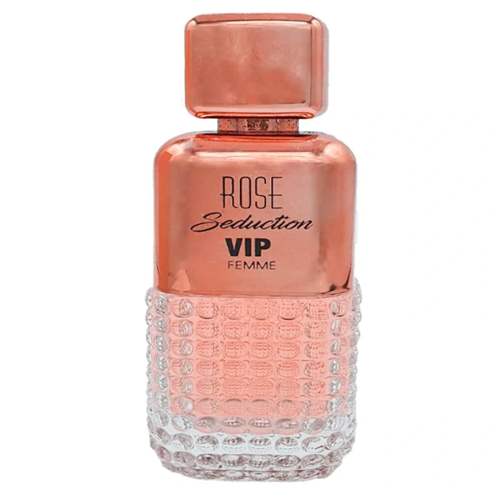 Rose Seduction Femme 100ml EDP by Fragrance World Rose Seduction Femme  Perfume / Eau De Parfum by Fragrance World is intended for women