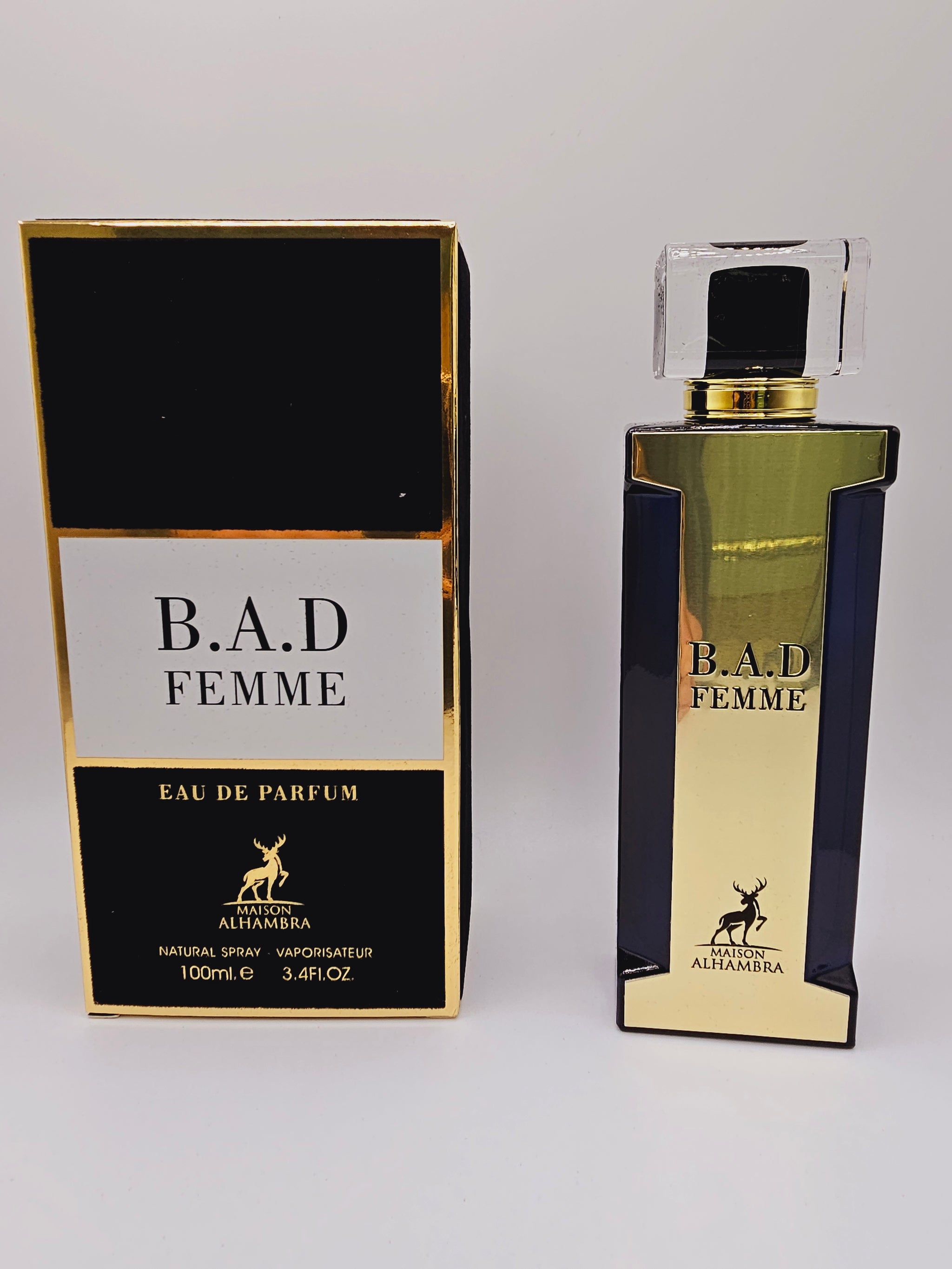 B.A.D Femme Eau De Parfum 3.4 Oz For Women By Maison Alhambra