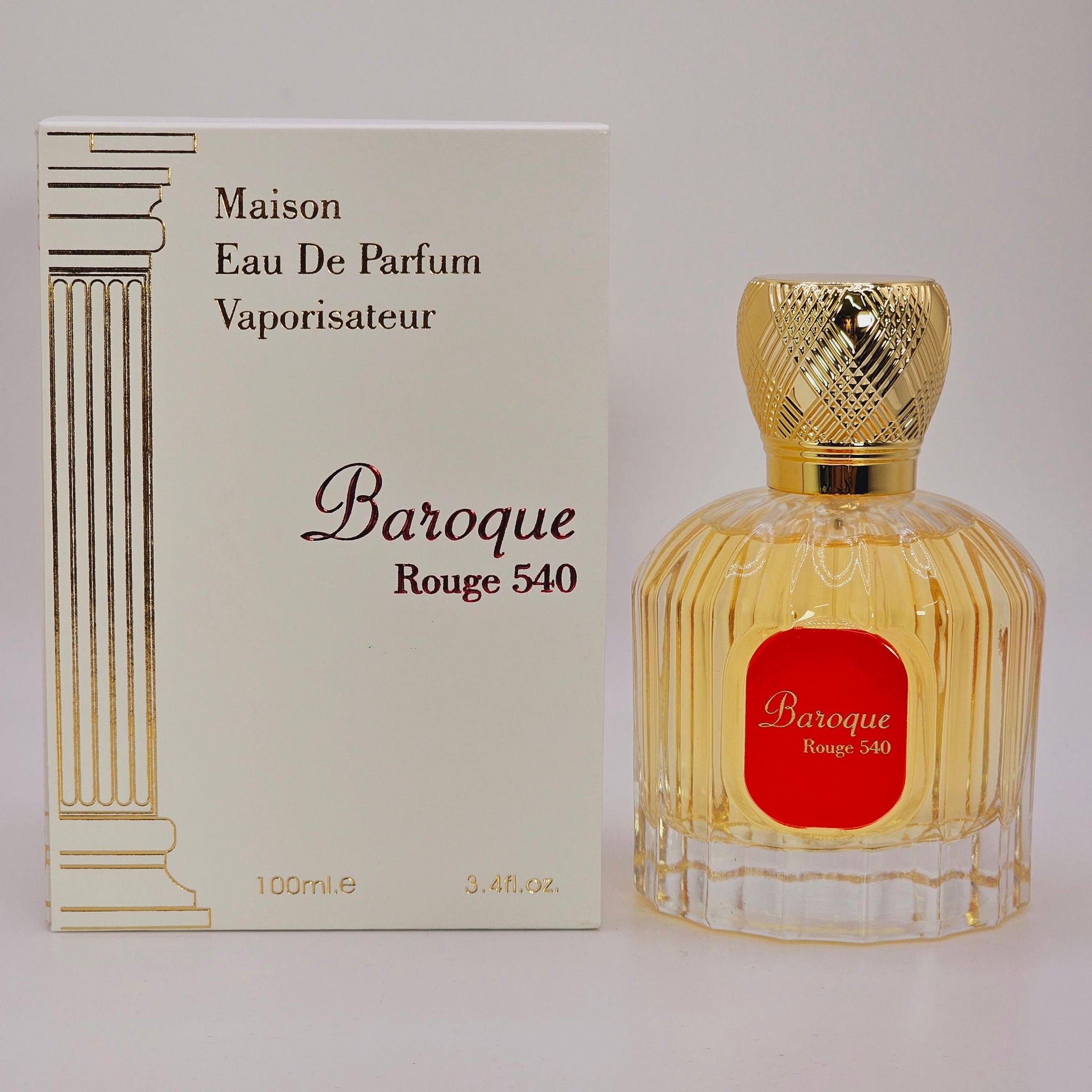 Baroque Rouge 540 Unisex by Maison AlHambra Eau De Parfum 3.4fl Oz.