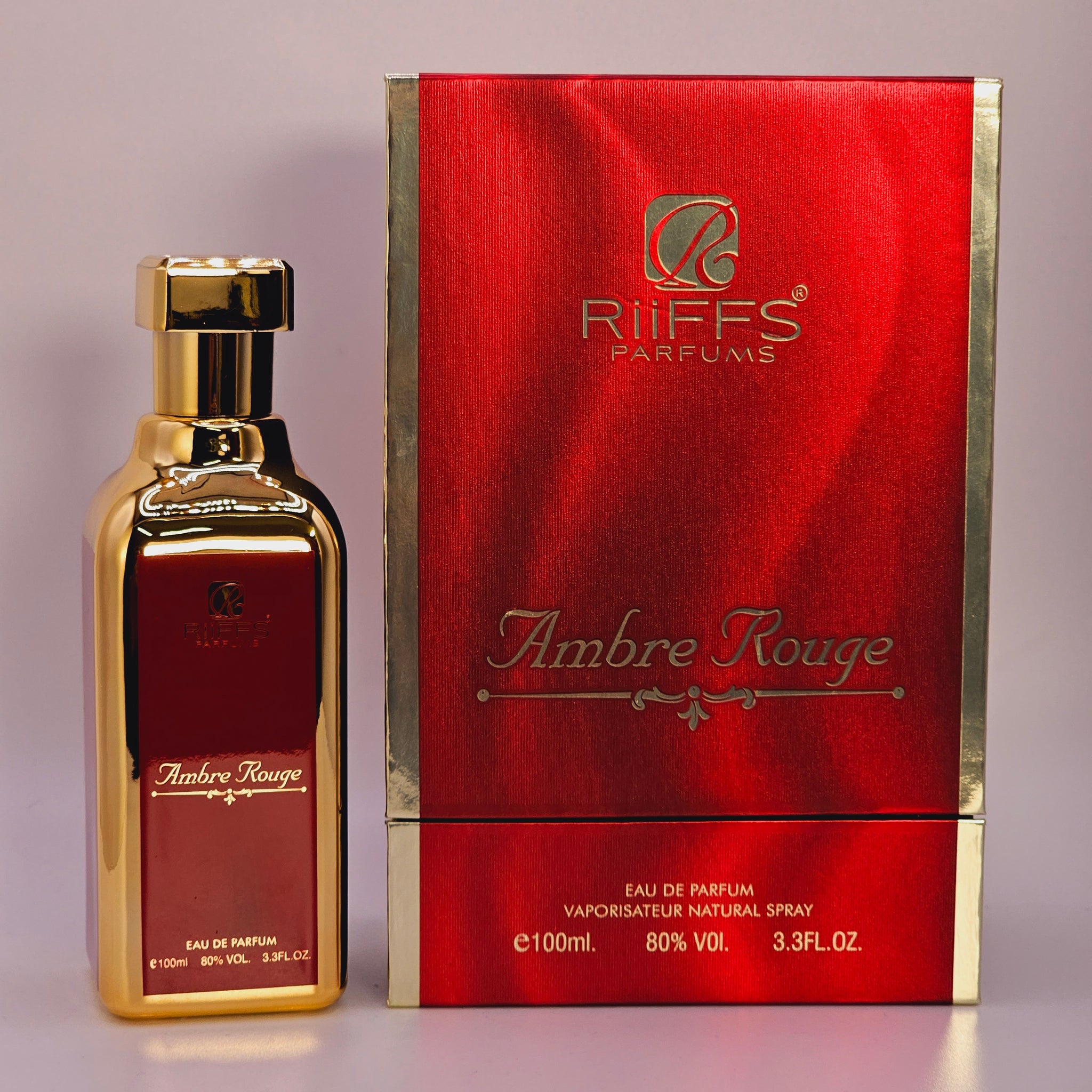 Riiffs Ambre Rouge by Riiffs Eau De Parfum Spray 3.3 oz Unisex