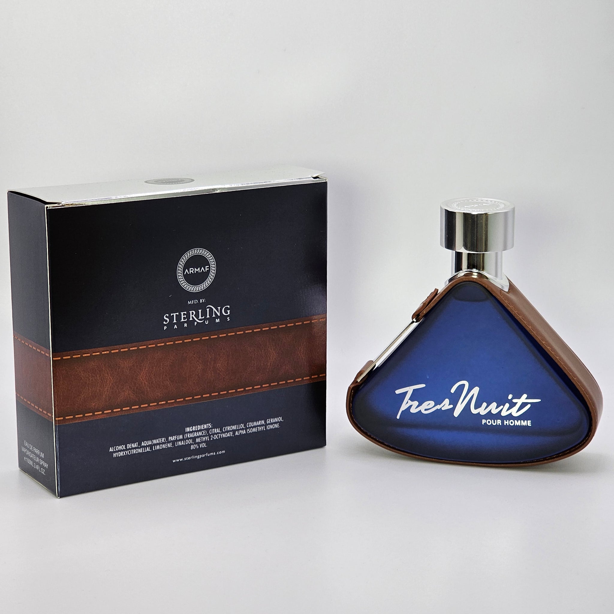 Armaf Tres Nuit Pour Homme Eau De Parfum 3.4 Oz - Timeless Fragrance for Men