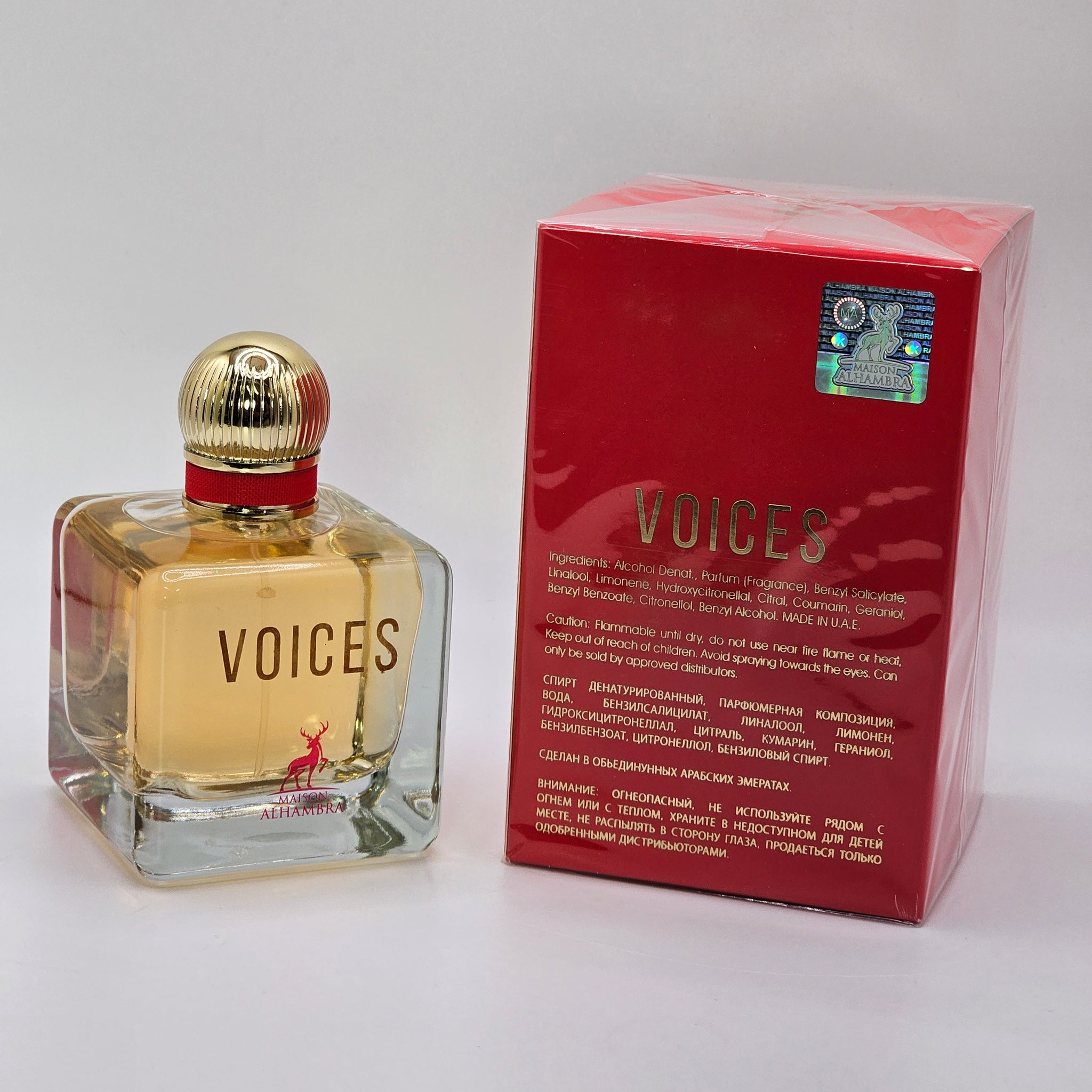 Voices Eau De Parfum Spray For Unisex 3.4 oz 100 ml By Maison Alhambra