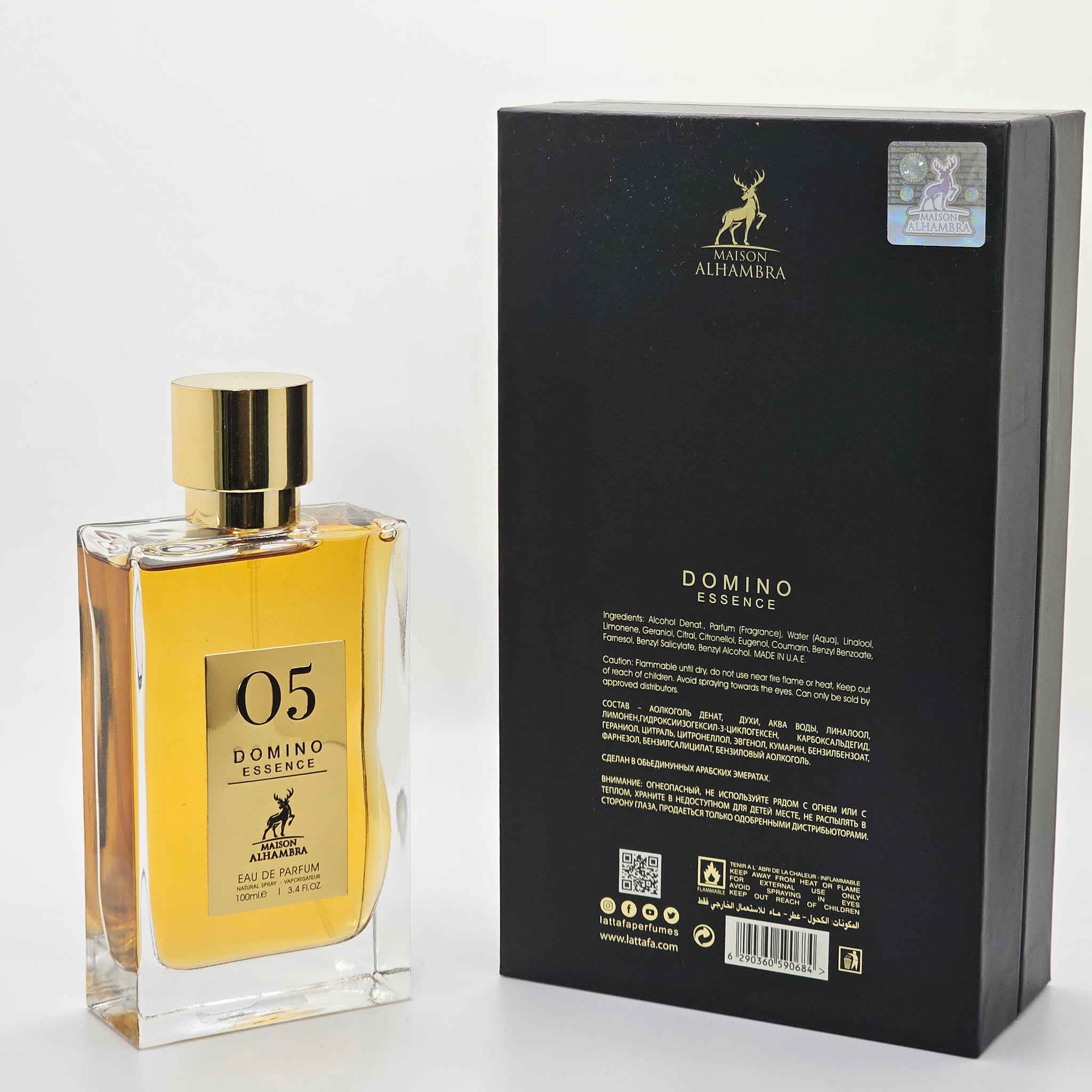 05 Domino Essence Eau De Perfum For Men By Maison Alhambra Lattafa 100 ML