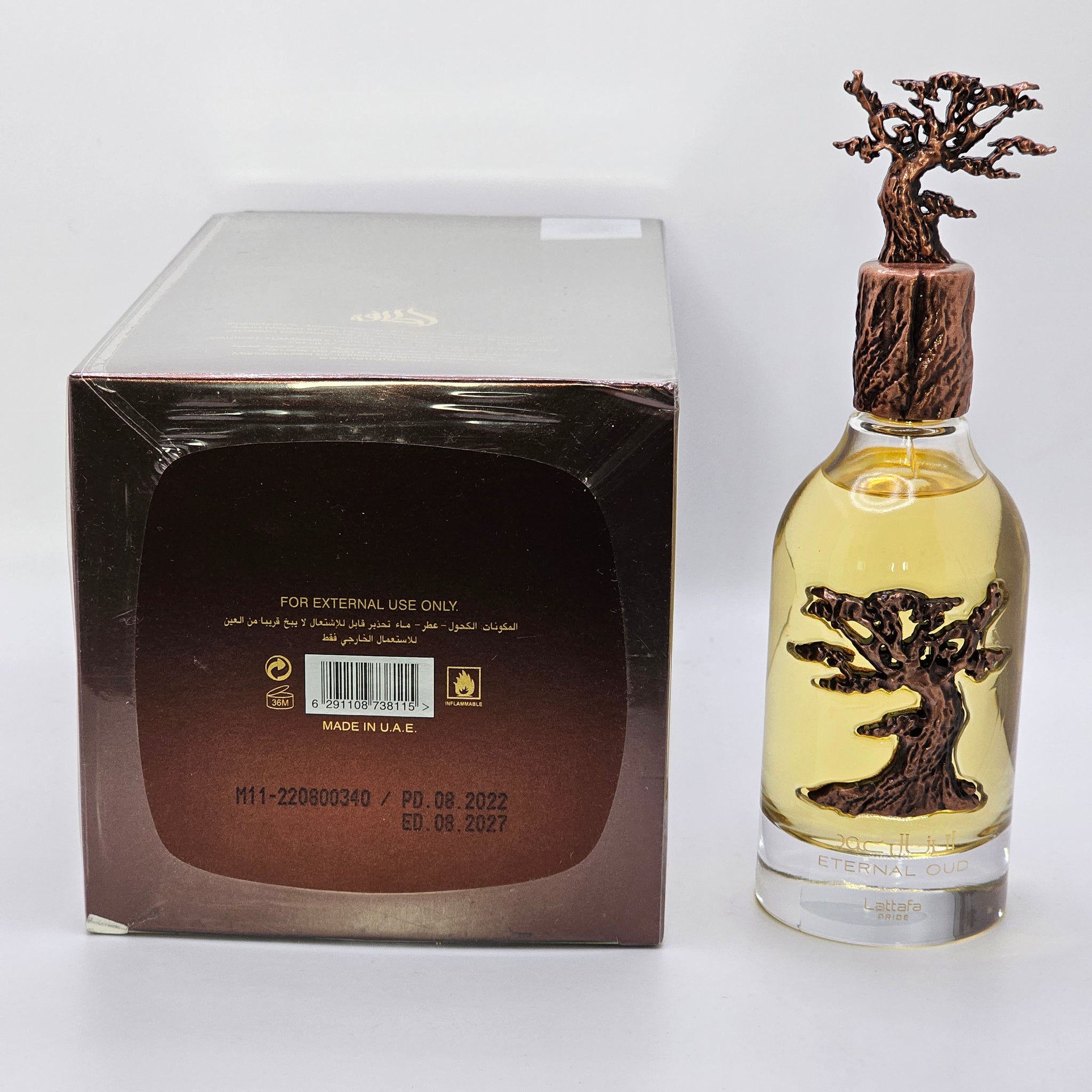 Eternal Oud Eau De Parfum 3.4 Oz - Unisex Fragrance by Lattafa: Timeless Elegance for All