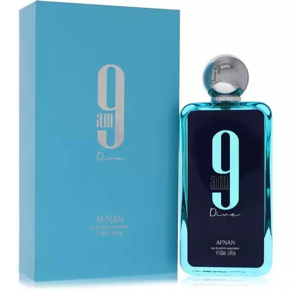 9 AM Dive By Afnan Perfumes Unisex Eau De Parfum Spray 3.4oz/100ml