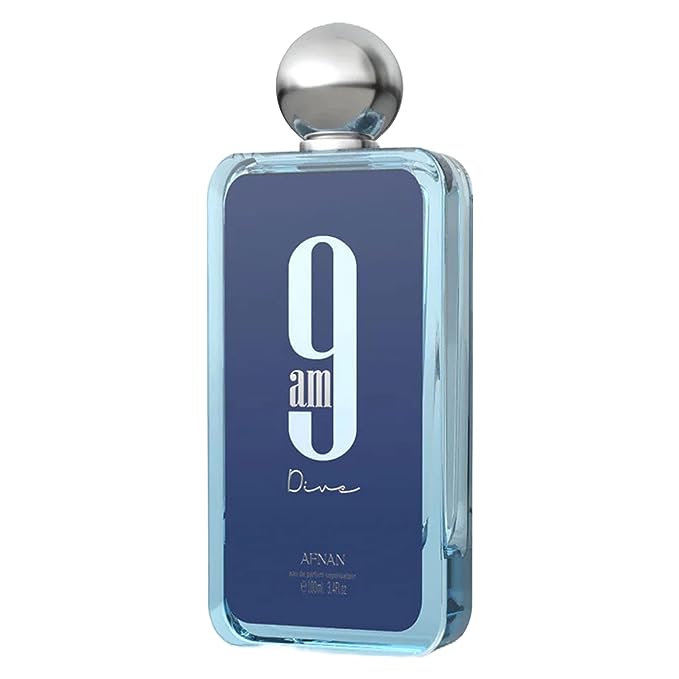 9 AM Dive By Afnan Perfumes Unisex Eau De Parfum Spray 3.4oz/100ml