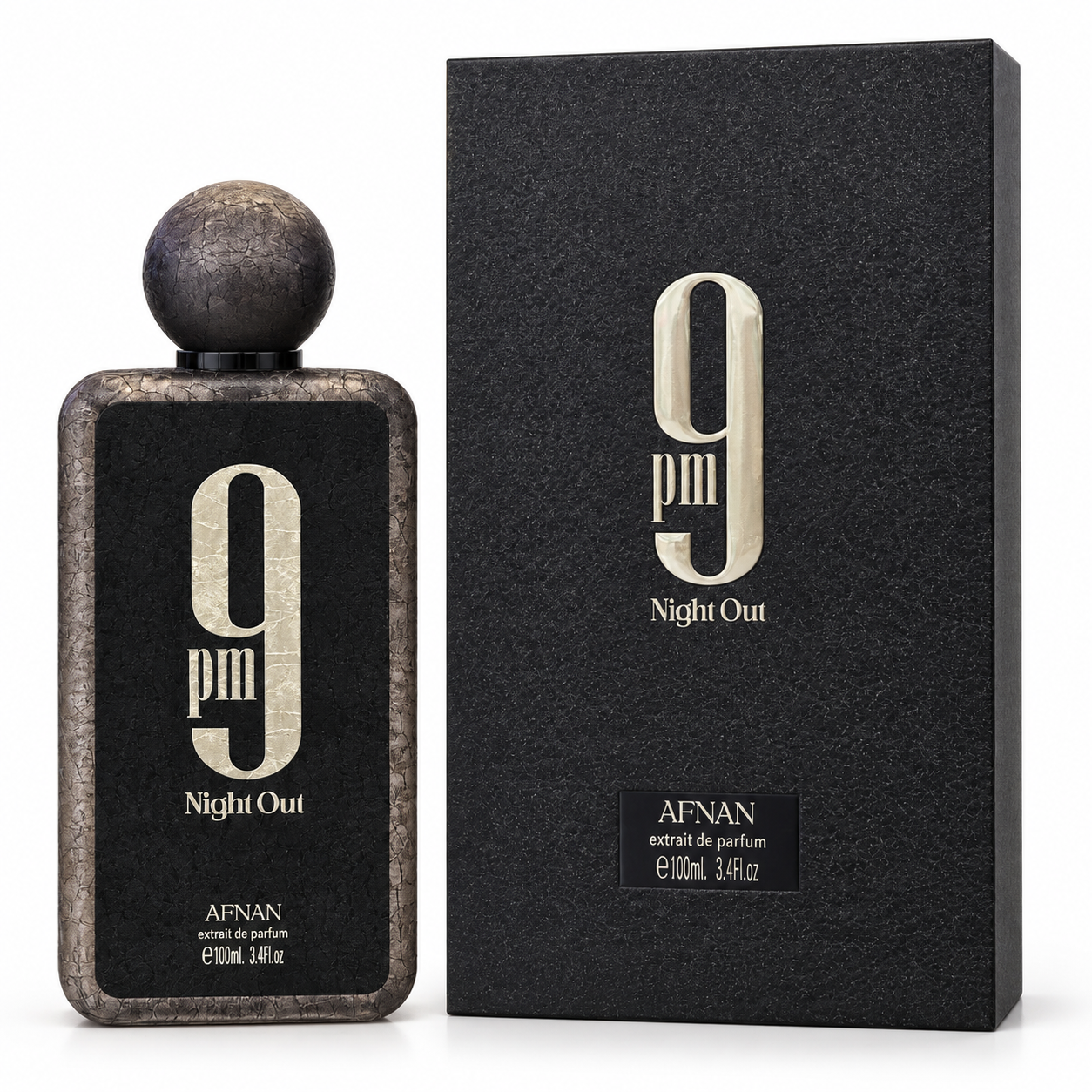 9 PM Night Out de Afnan Extrait De Parfum (Unisex) 100ml/3.4oz