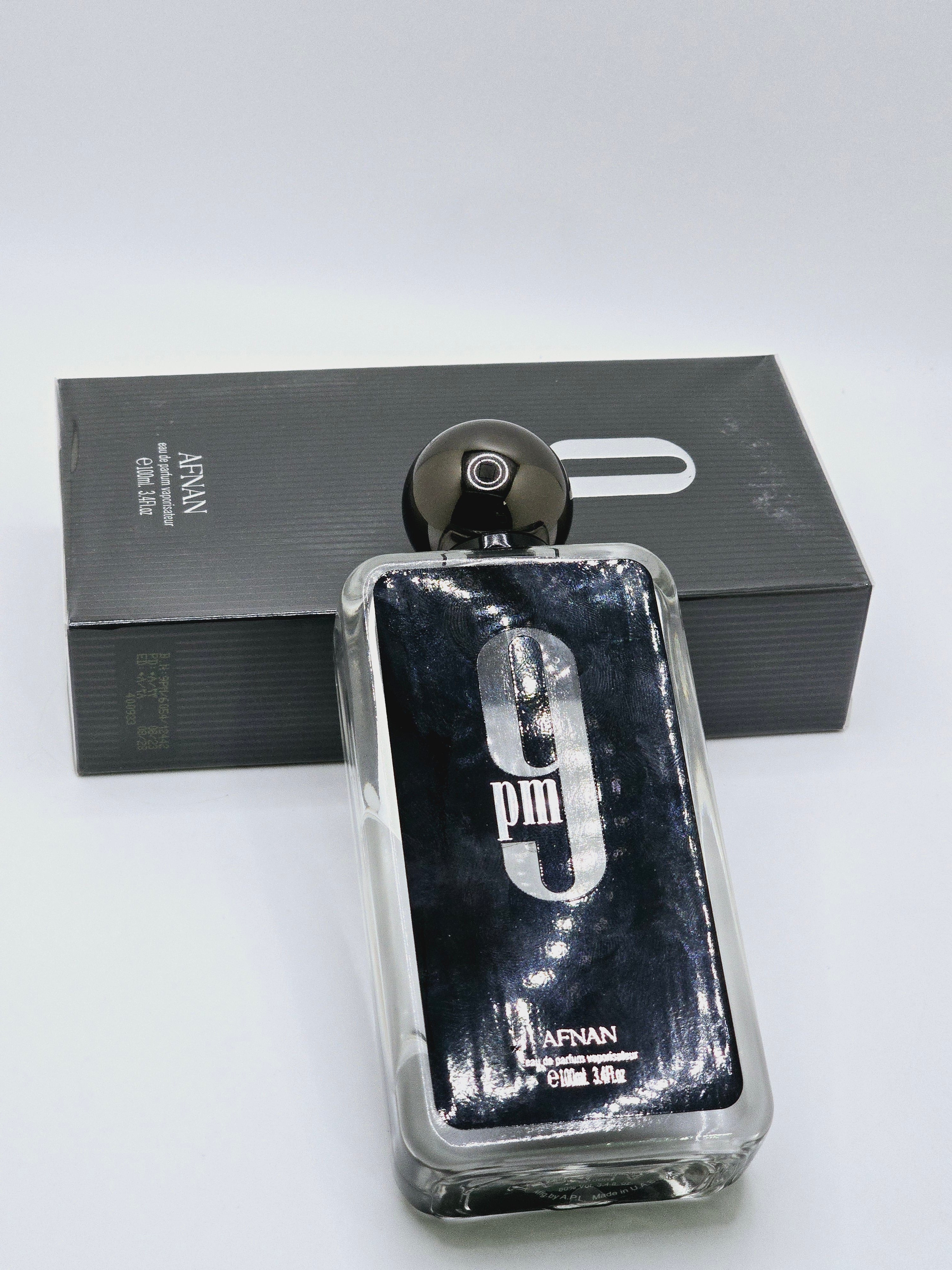 9 PM Eau de Parfum by Afnan for Men3.4oz/100ml Spray Invigorating Men's Fragrance