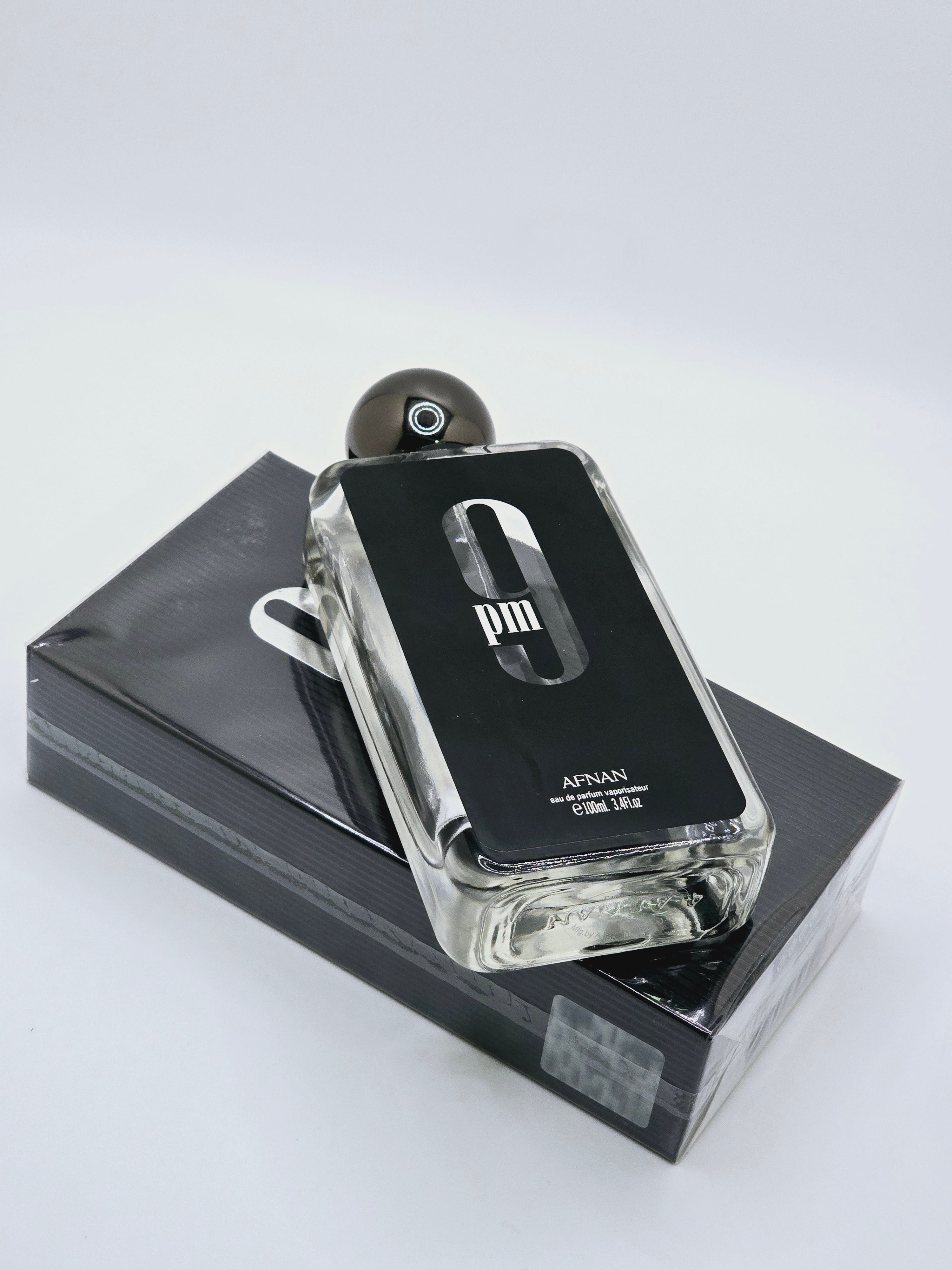 9 PM Eau de Parfum by Afnan for Men3.4oz/100ml Spray Invigorating Men's Fragrance