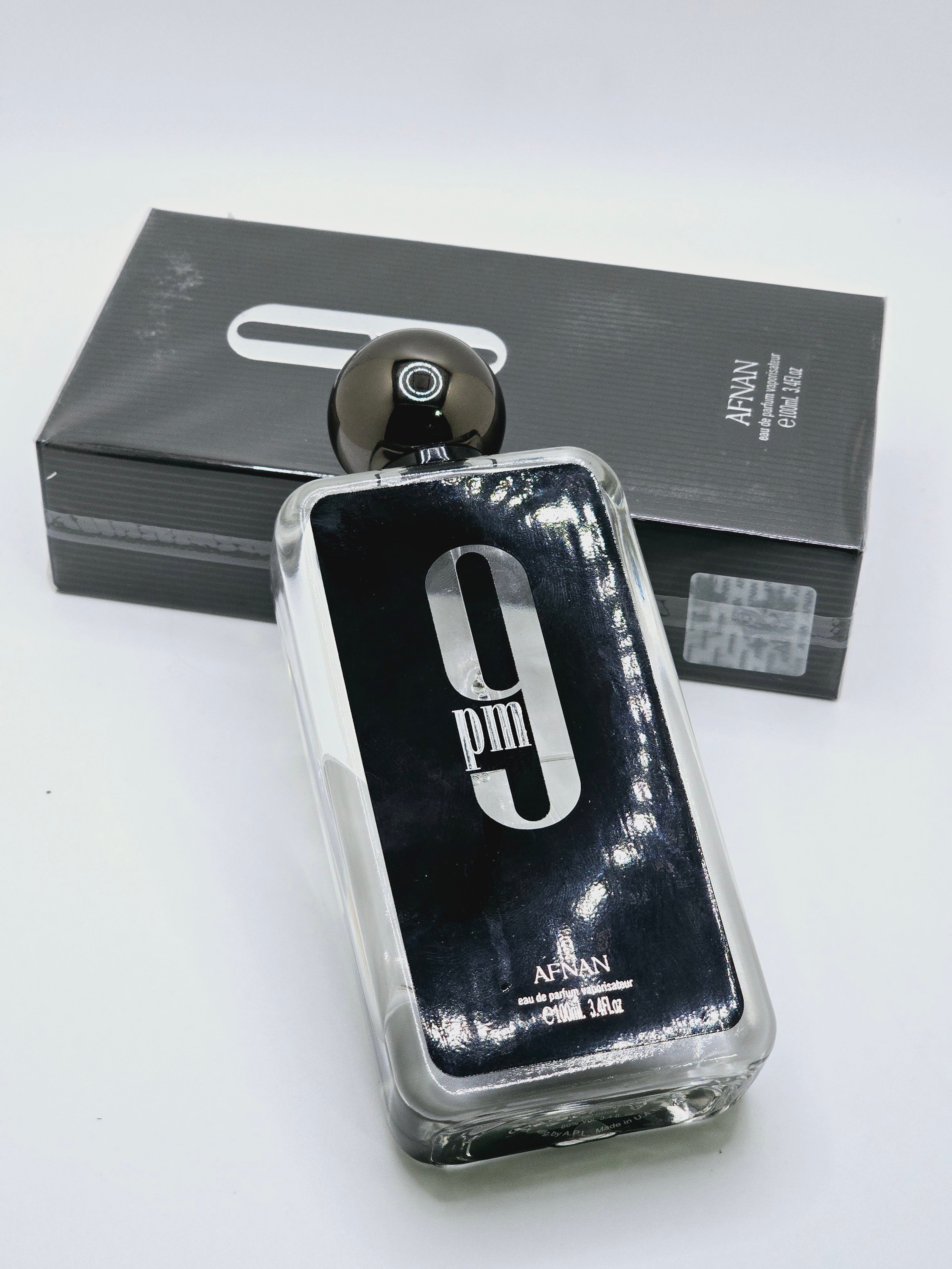 9 PM Eau de Parfum by Afnan for Men3.4oz/100ml Spray Invigorating Men's Fragrance