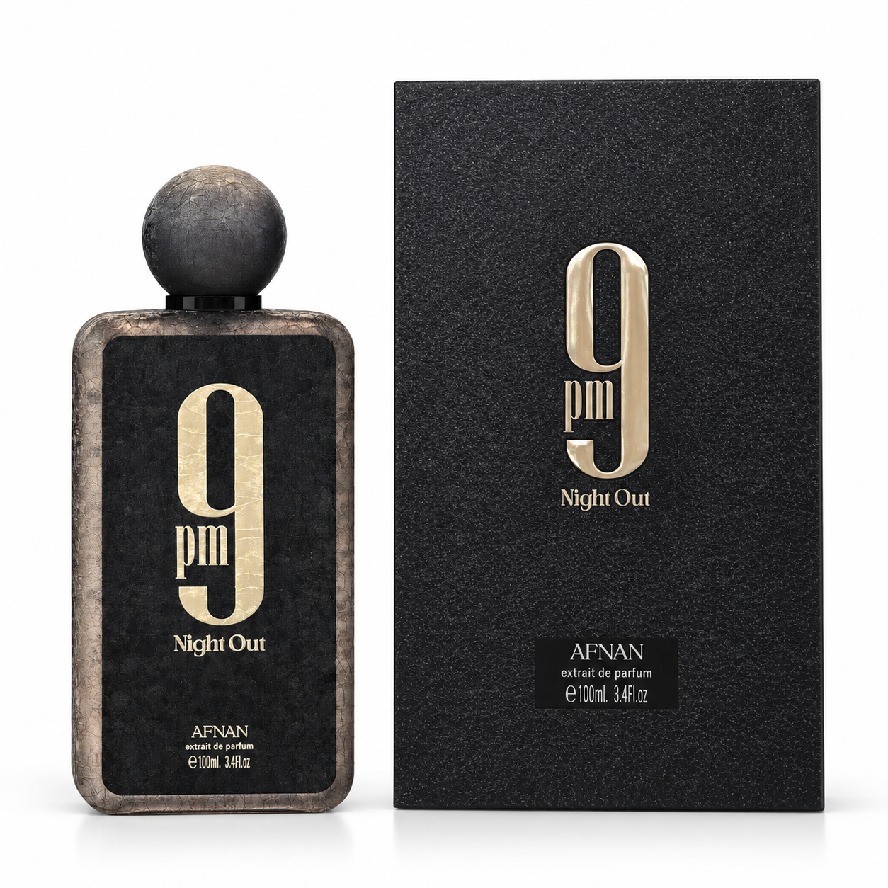9 PM Night Out de Afnan Extrait De Parfum (Unisex) 100ml/3.4oz