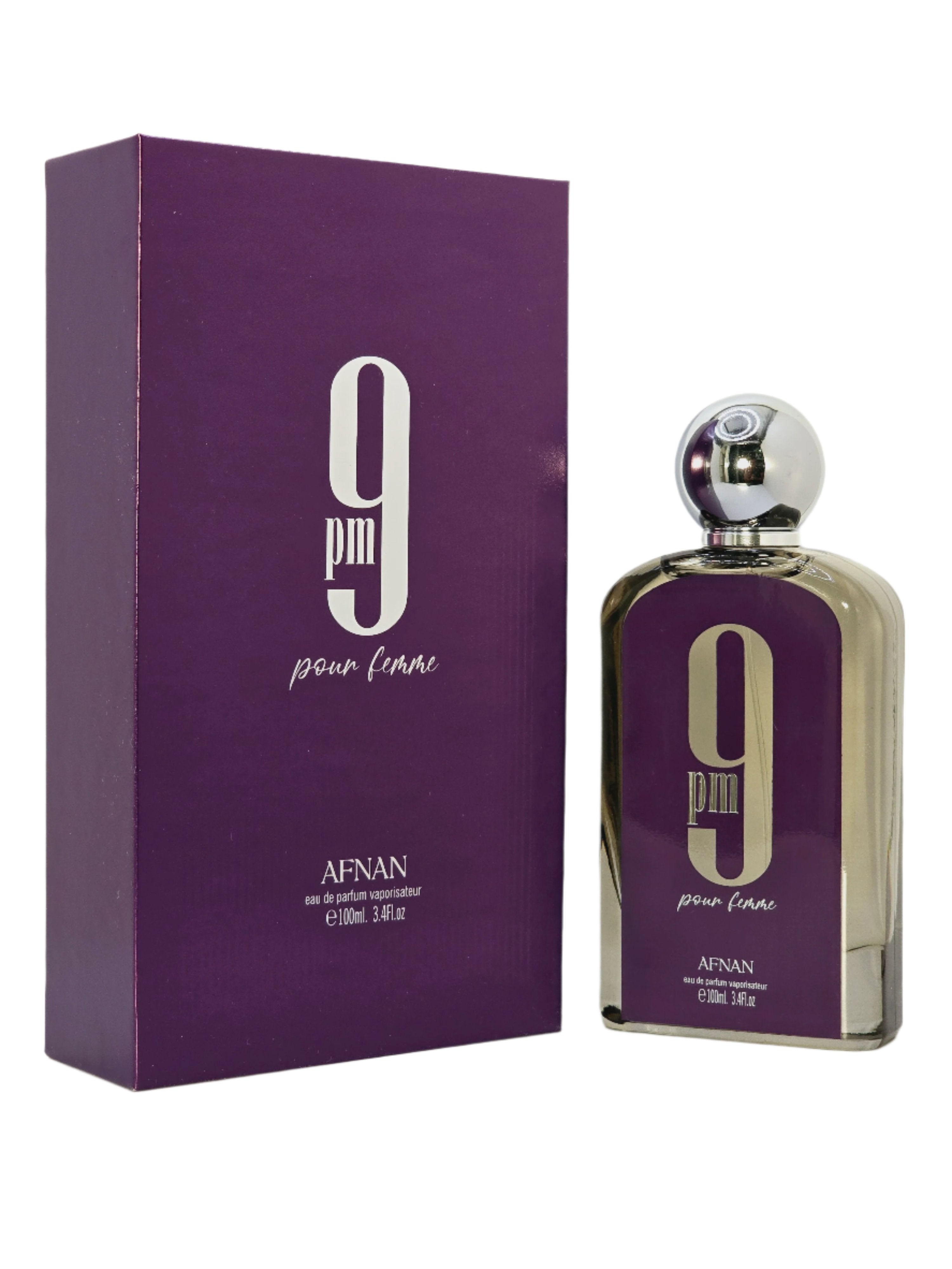 9 pm Femme Eau De Parfum By Afnan Spray 3.4oz/100ml Fragrances