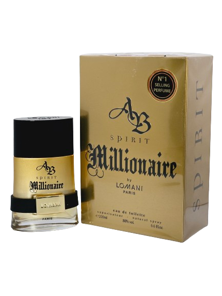 AB Spirit Millionaire by Lomani Eau De Toilette For Men 6.6oz/200ml Citrus Woody Fresh Spicy