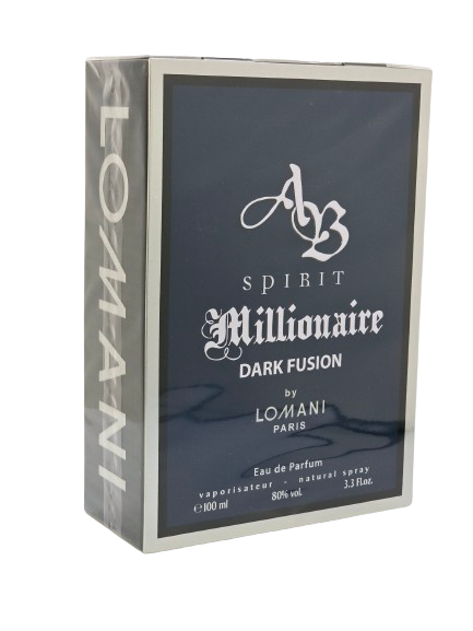 Ab Spirit Millionaire Dark Fusion For Men By Lomani Eau De Parfum 3.3 oz/100ml