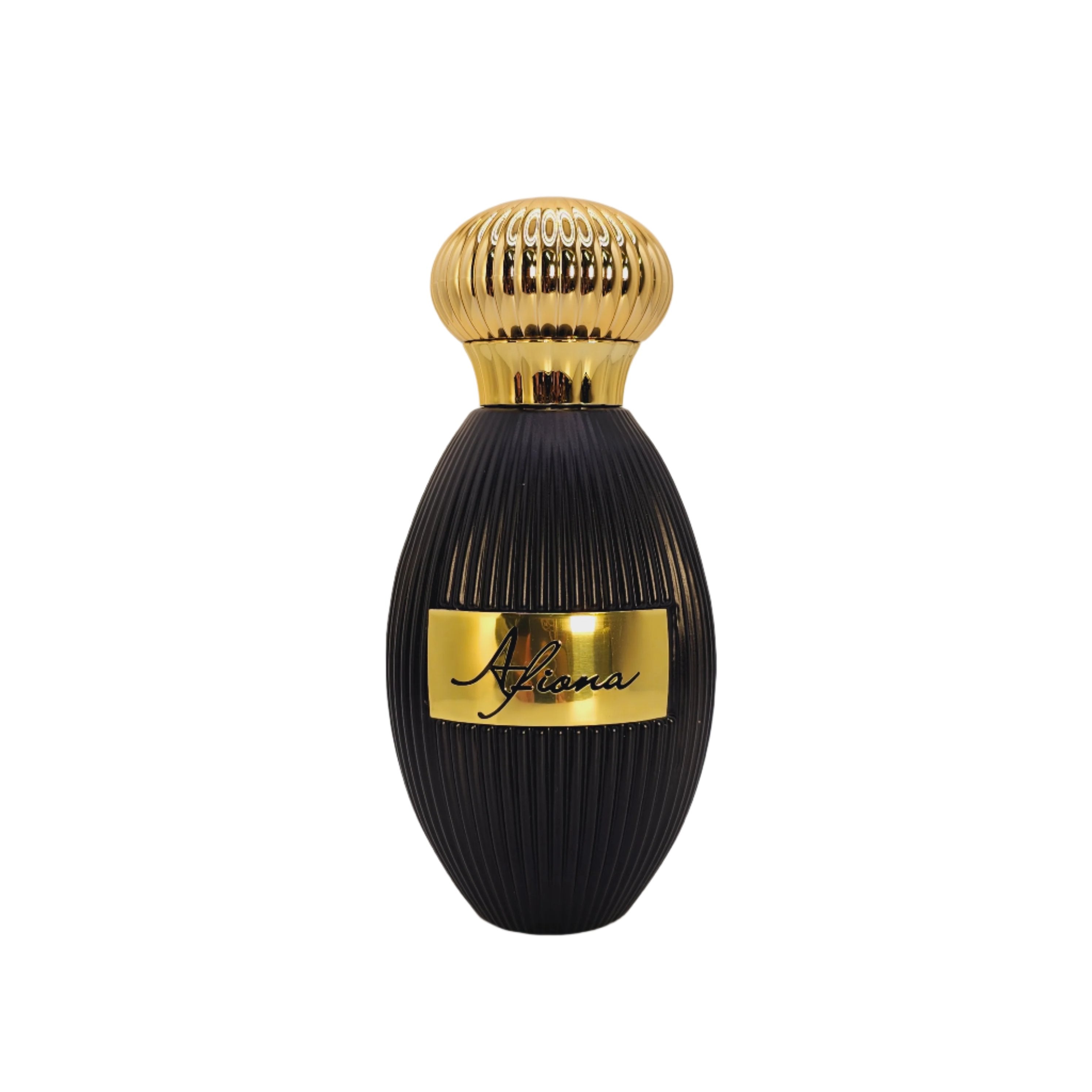 Afiona opens with SINGAPORE PATCHOULY, YLANG YLANG, NUTMEG, APPLE, reveals SANDALWOOD, VIOLET, AMBER at the heart, and settles into BALSAMIC ACCORD, LIQUOROUS ACCORD, MUSK in the base. Its woody, amber, musky profile creates an elegant, versatile presence ideal for everyday wear, dates, dinners, and special occasions.