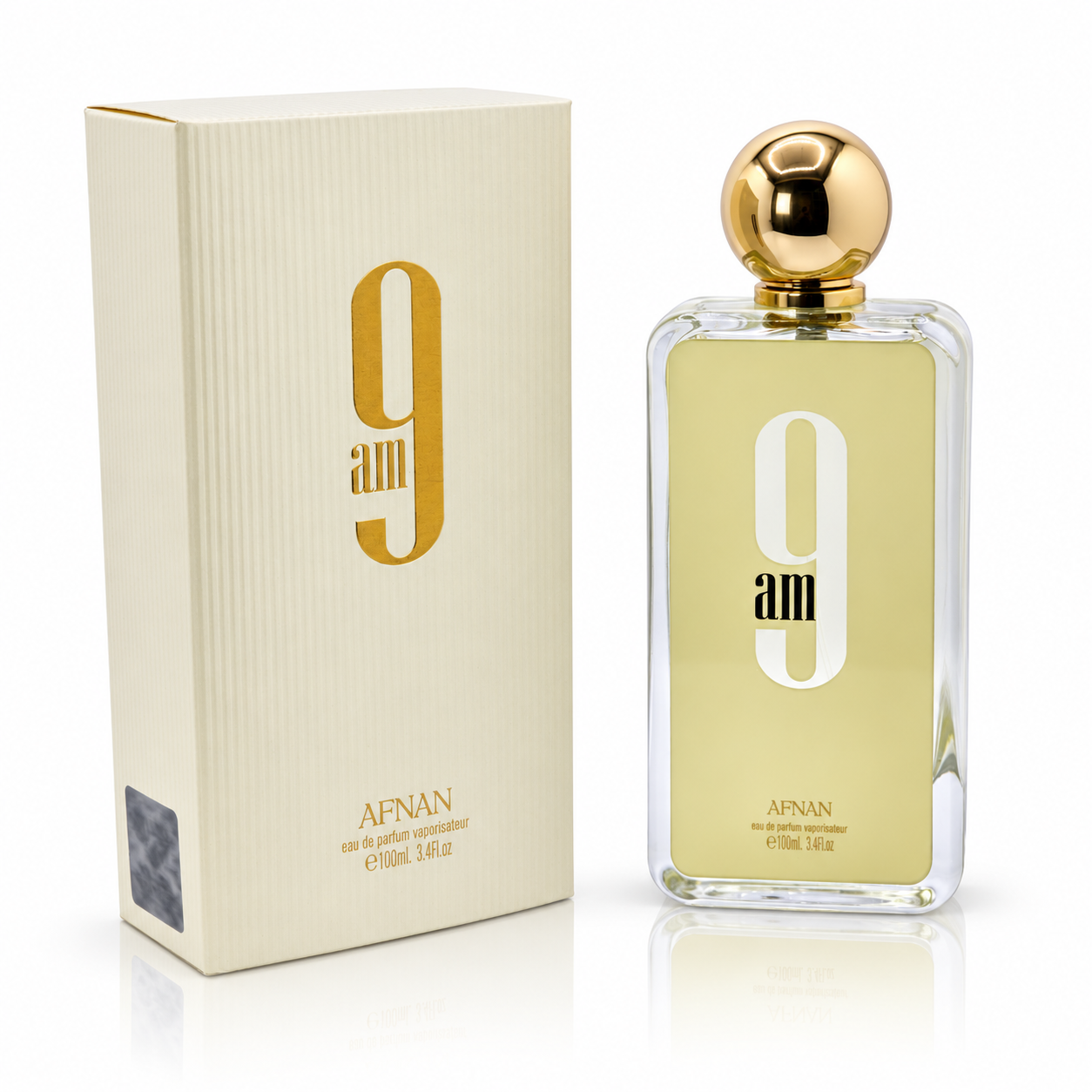 Afnan 9 AM presents an elegant, enveloping floral, woody, citrus profile. Its composition is designed for women and offers a versatile fragrance experience ideal for everyday wear, dates, dinners, and special occasions.