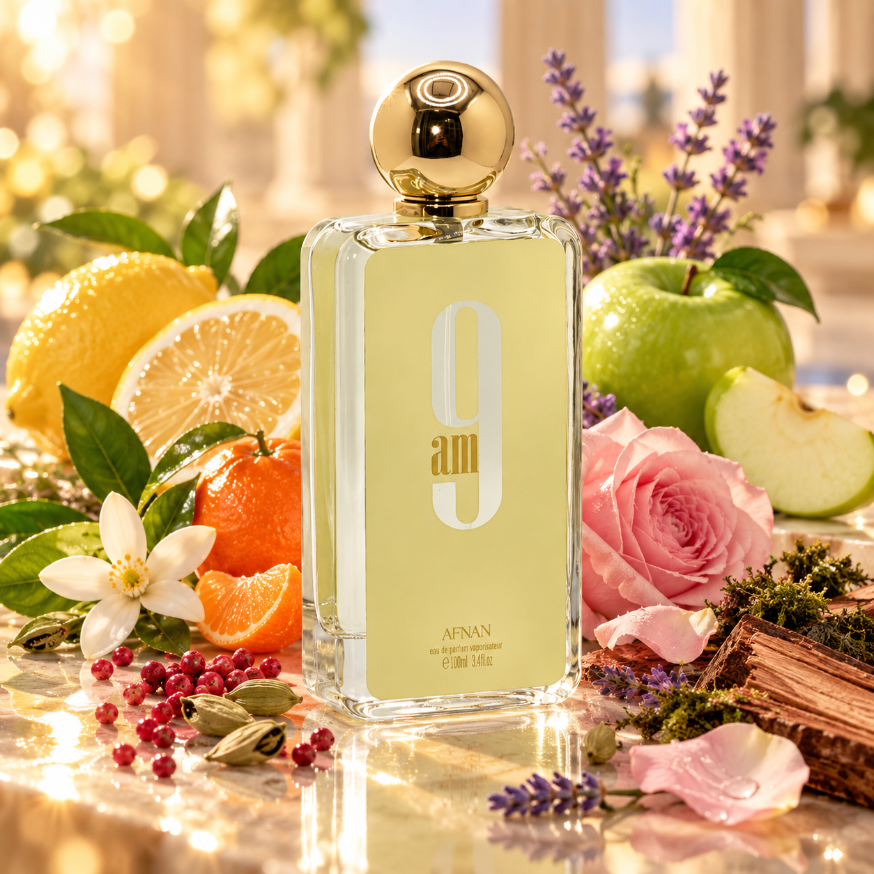 Afnan 9 AM EDP 3.4 oz Women