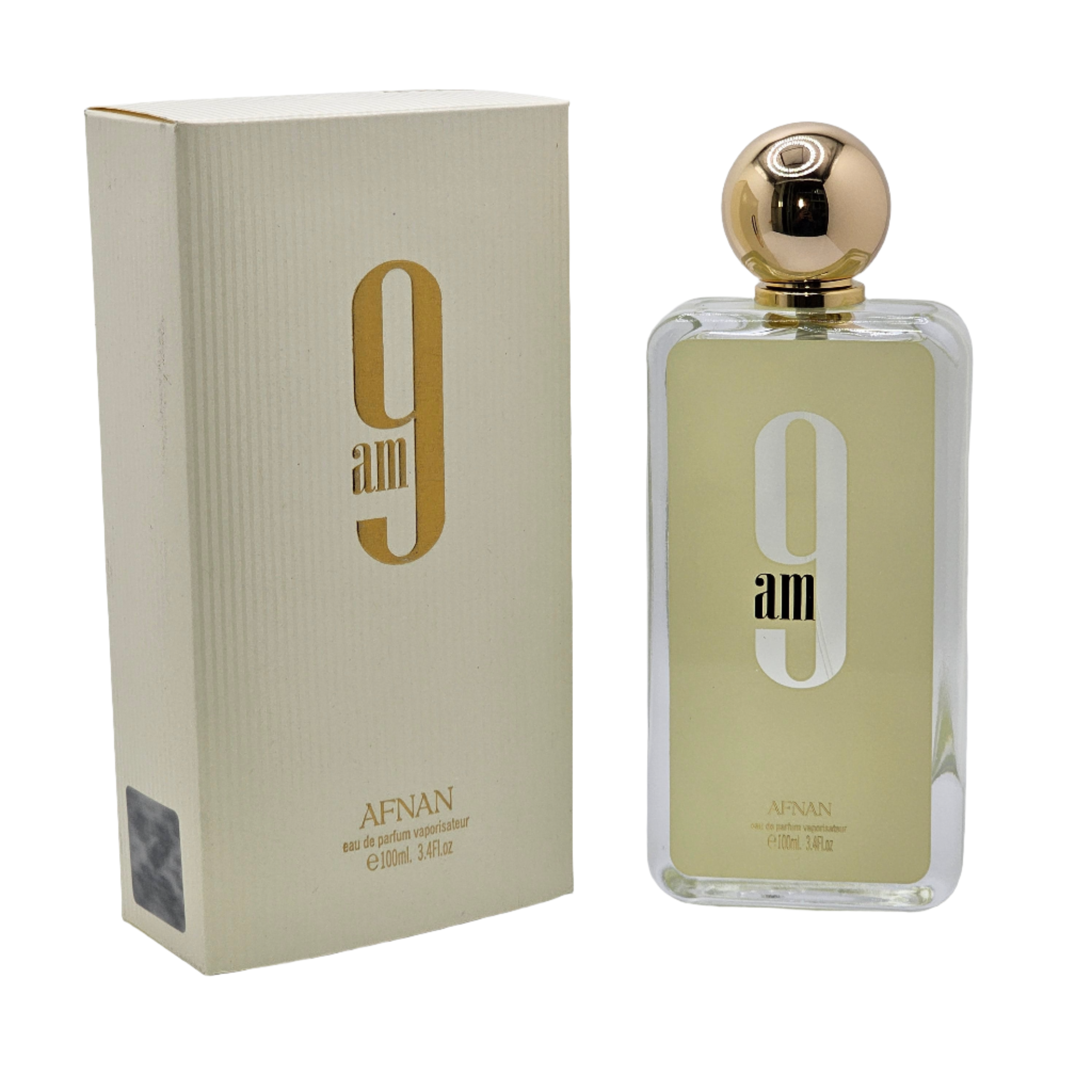 Afnan 9 AM presents an elegant, enveloping floral, woody, citrus profile. Its composition is designed for women and offers a versatile fragrance experience ideal for everyday wear, dates, dinners, and special occasions.