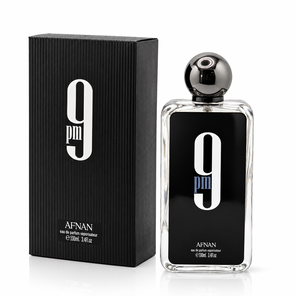 Afnan 9 PM presents an elegant, enveloping amber, fresh, vanilla profile. Its composition is designed for men and offers a versatile fragrance experience ideal for everyday wear, dates, dinners, and special occasions.