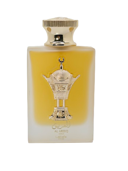 Al Areeq Gold Lattafa Perfumes Unisex 3.4 Oz/100 ML Leather Amber Musky