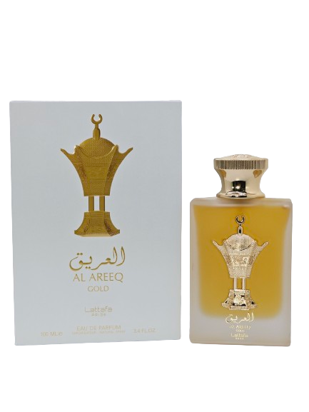 Al Areeq Gold Lattafa Perfumes Unisex 3.4 Oz/100 ML Leather Amber Musky