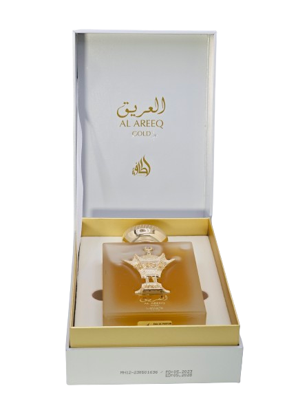 Al Areeq Gold Lattafa Perfumes Unisex 3.4 Oz/100 ML Leather Amber Musky