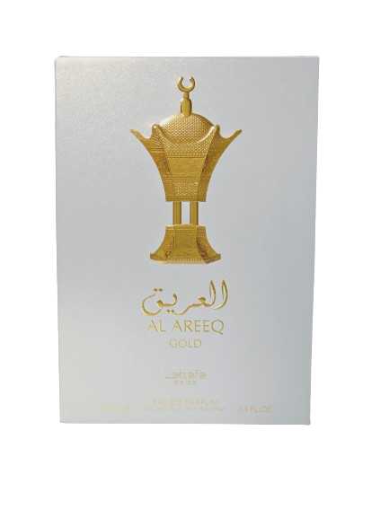 Al Areeq Gold Lattafa Perfumes Unisex 3.4 Oz/100 ML Leather Amber Musky