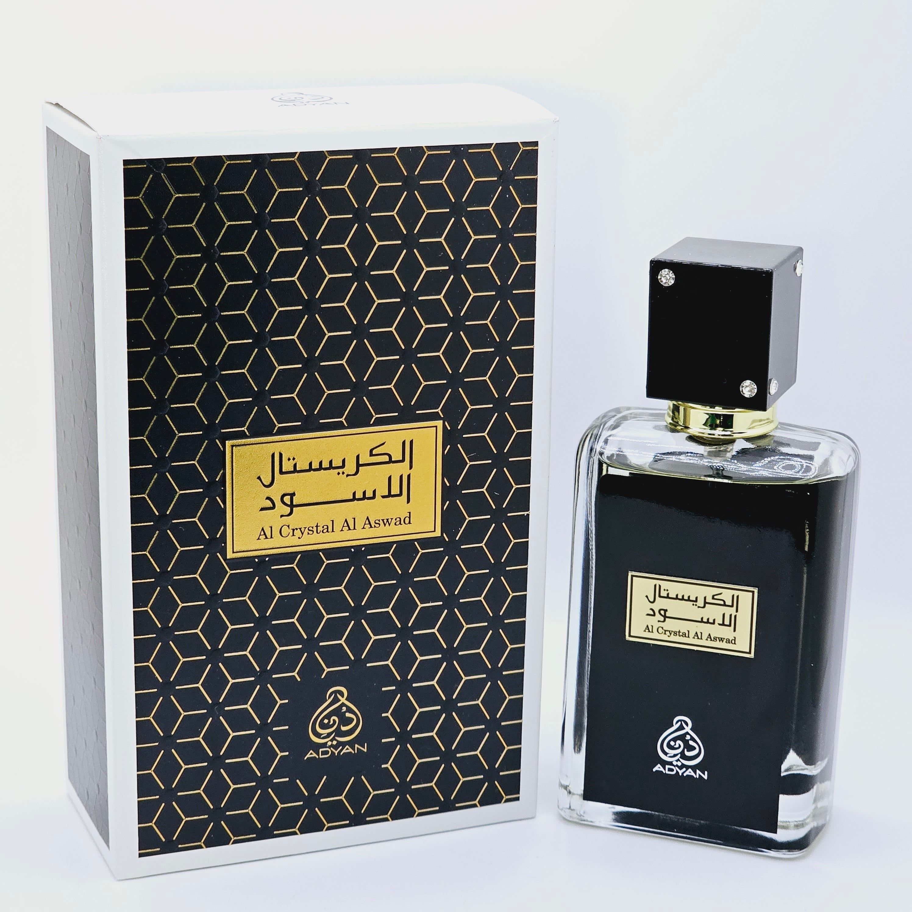Al Crystal al Aswad Eau De Parfum By Adyan 100ml/3.4oz For Men A Luxurious Fragrance Experience