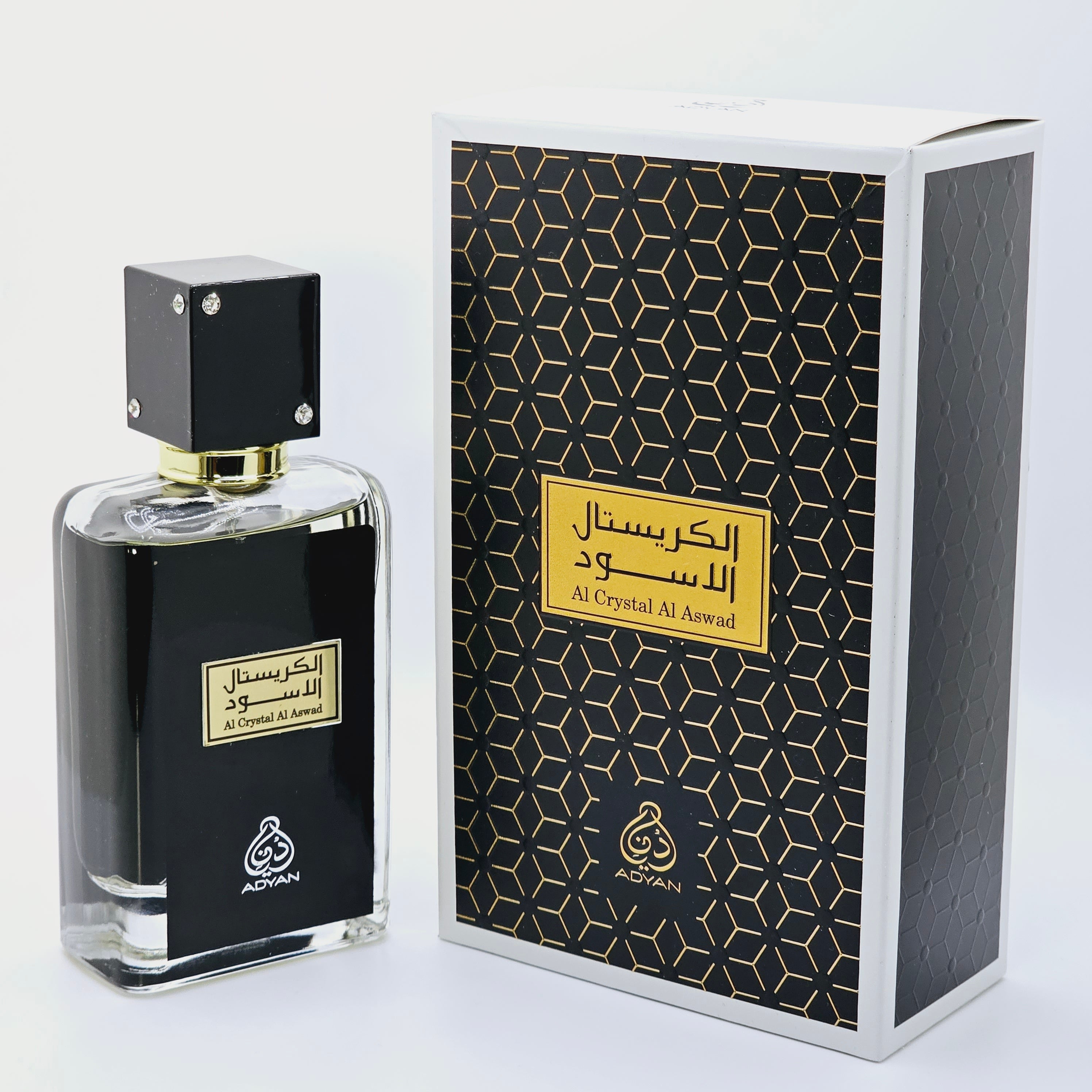 Al Crystal al Aswad Eau De Parfum By Adyan 100ml/3.4oz For Men A Luxurious Fragrance Experience