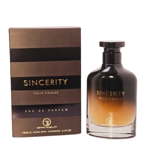 Sincerity By Grandeur Eau De Parfum For Men 100ml Lavander Cypress Musk