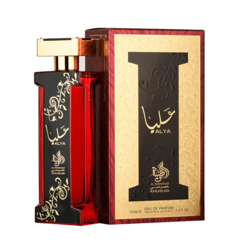 Alya Al Wataniah Eau De Parfum For Women 3.4oz/100ml Strawberry Litchi Mandarin Orange