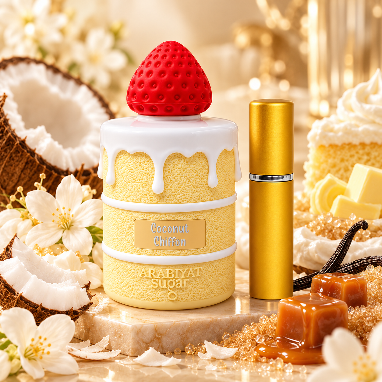 Arabiyat Sugar Coconut Chiffon Eau De Parfum 3.4FL.OZ