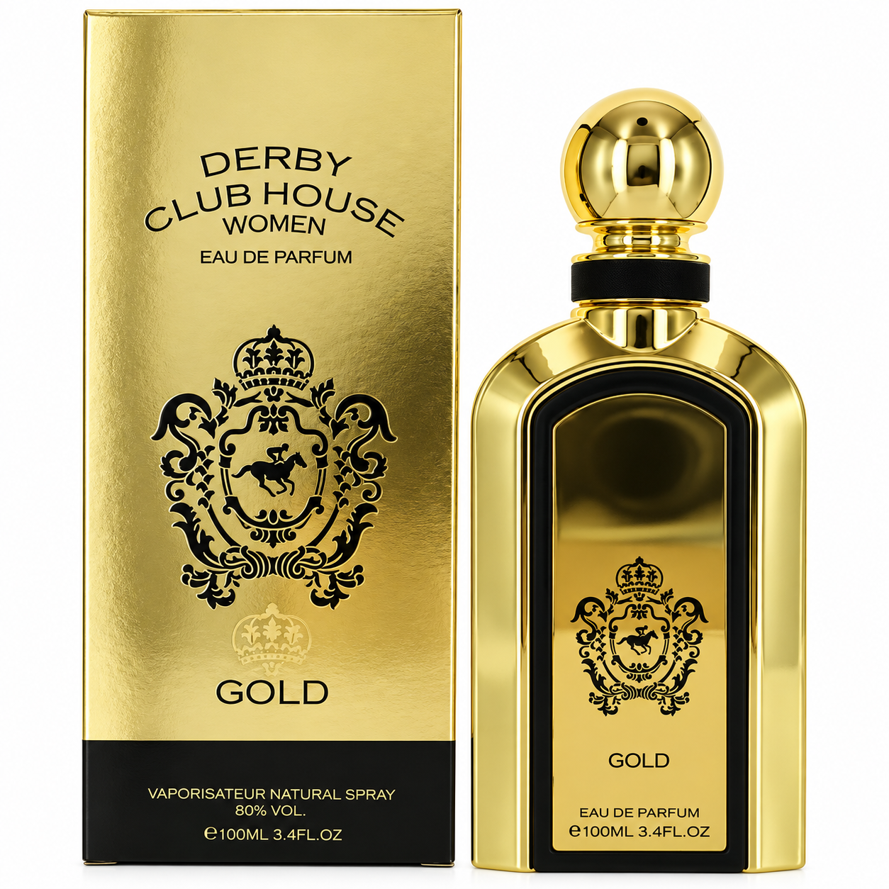 Armaf Derby Club House Women Gold Eau de Parfum – Luxury Floral Fragrance 100ml