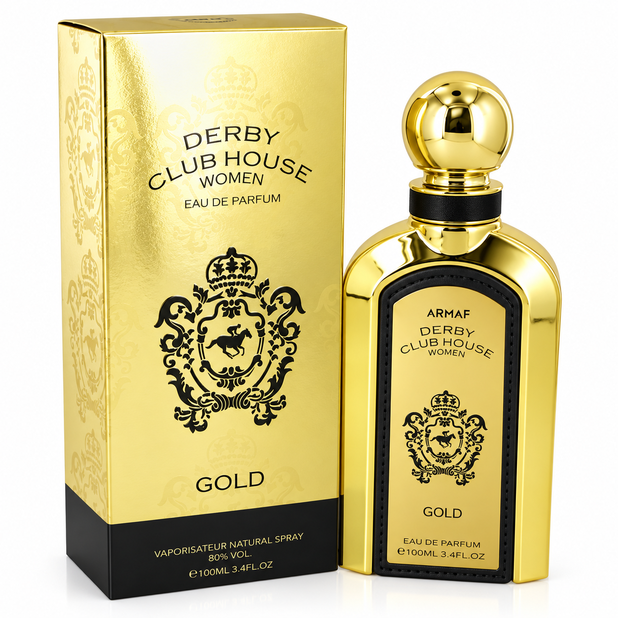 Armaf Derby Club House Women Gold Eau de Parfum – Luxury Floral Fragrance 100ml