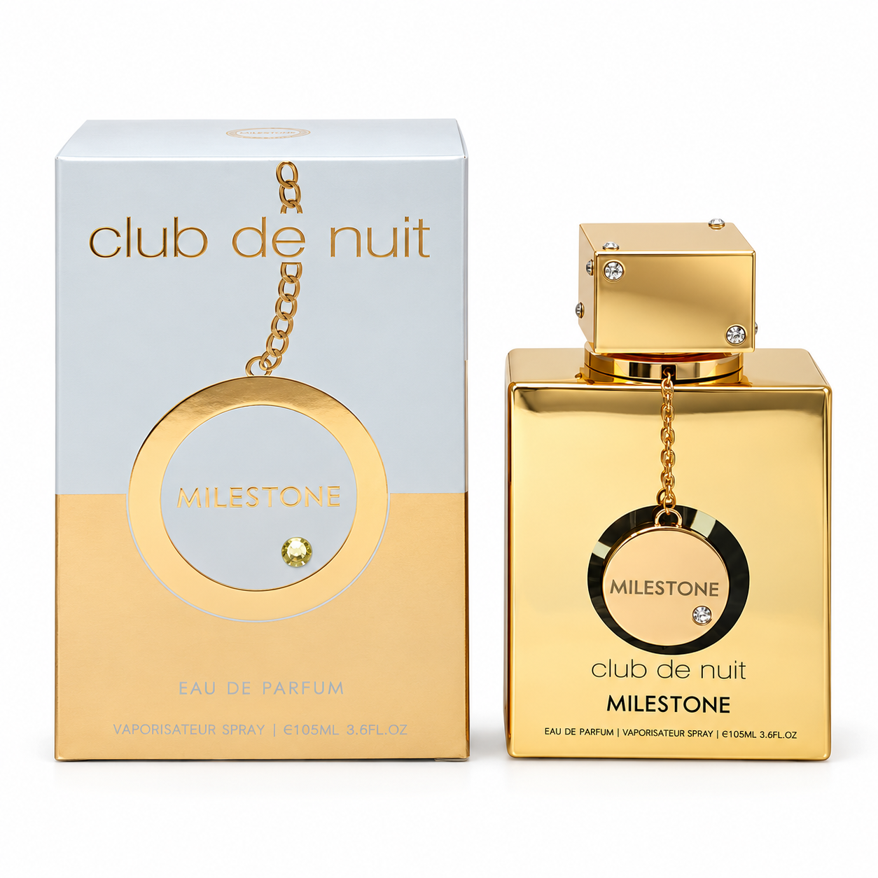 Armaf Milestone Club De Nuit presents an elegant, enveloping floral, woody, fresh profile. Its composition is designed for women and men and offers a versatile fragrance experience ideal for everyday wear, dates, dinners, and special occasions.