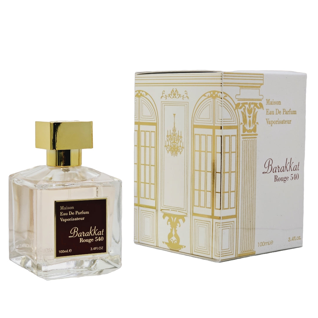 Barakkat Rouge 540 Unisex by Maison Eau De Parfum 3.4oz/100ml