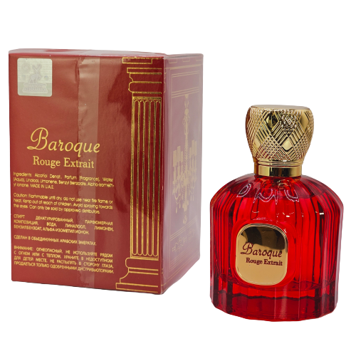 Baroque Rouge Extrait Maison Alhambra EDP Perfume Unisex 3.4oz/100ml Lattafa Fragrance