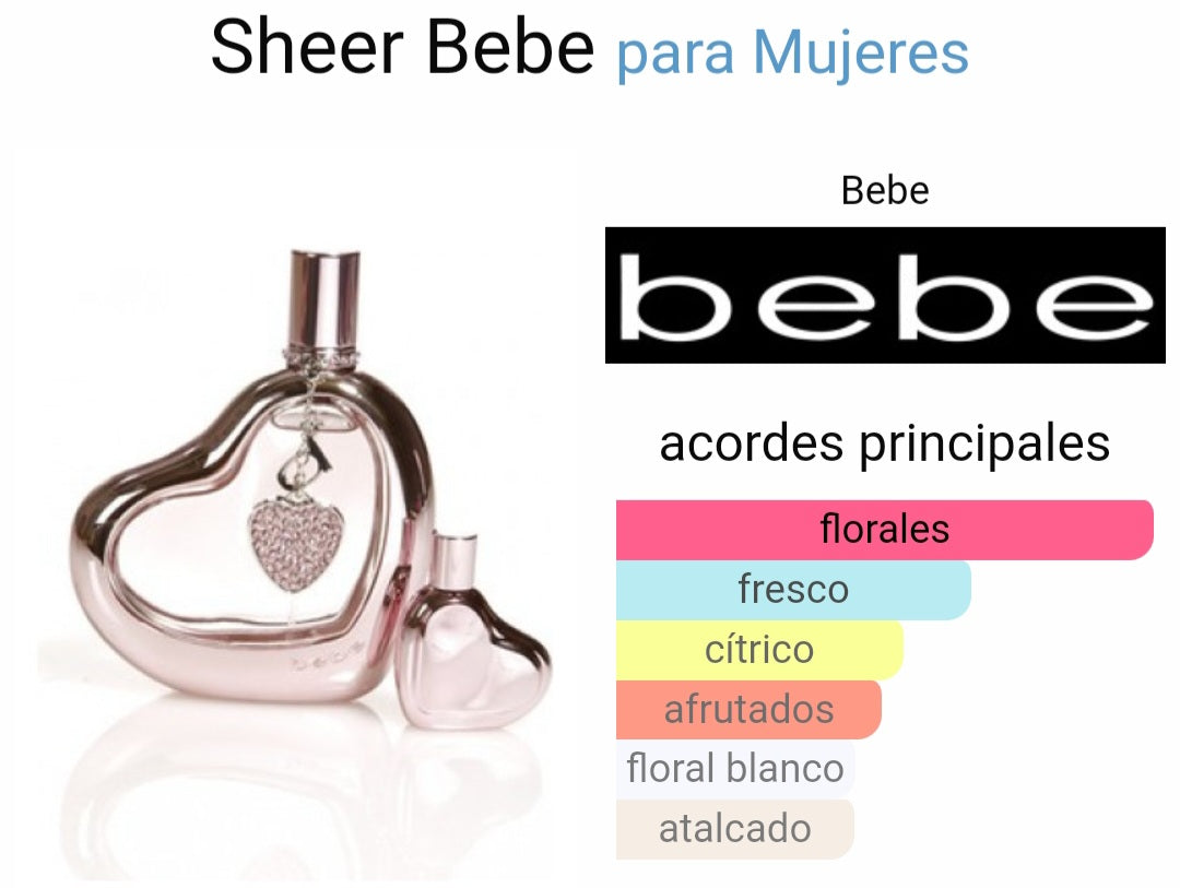 Bebe Sheer Women EDP 3.4 oz Women