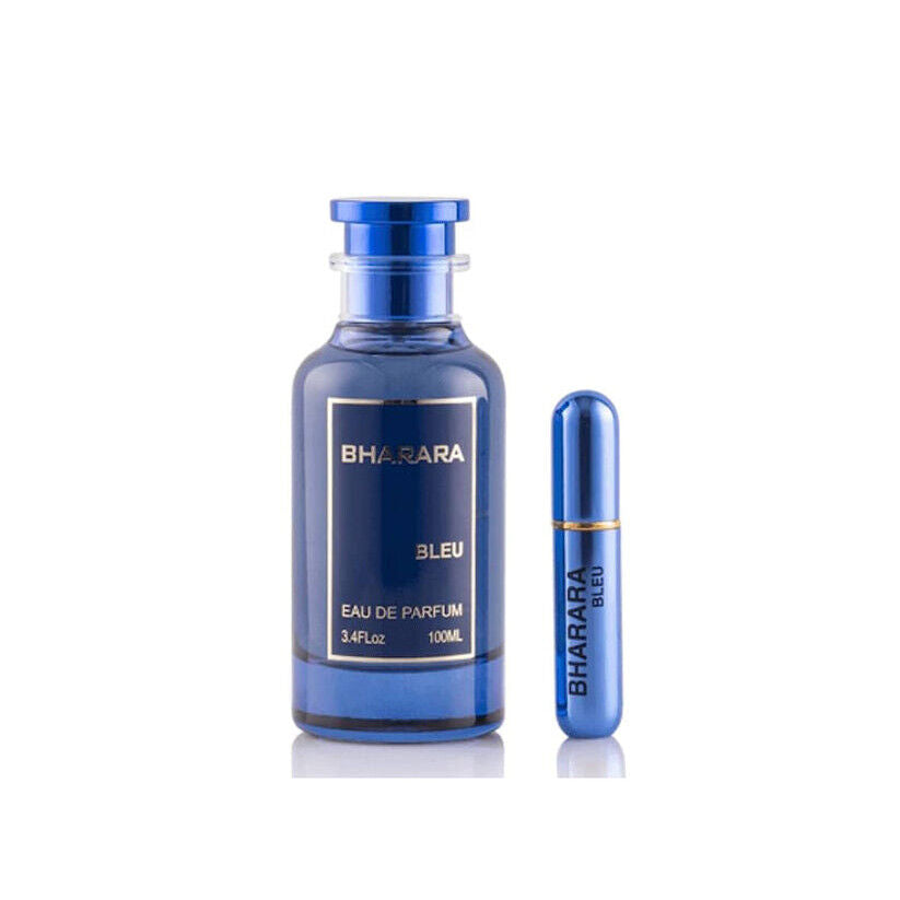 Bharara Bleu By Bharara For Men 3.4 Eau De Parfum Spray Bergamot Amber Tutti Frutti