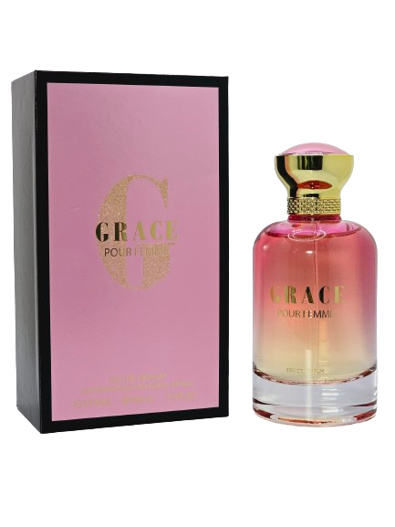 Bharara Grace Pour Femme Eau De Parfum 3.4oz/100ml Mandarin Bergamot Jasmine Orchids Lilies