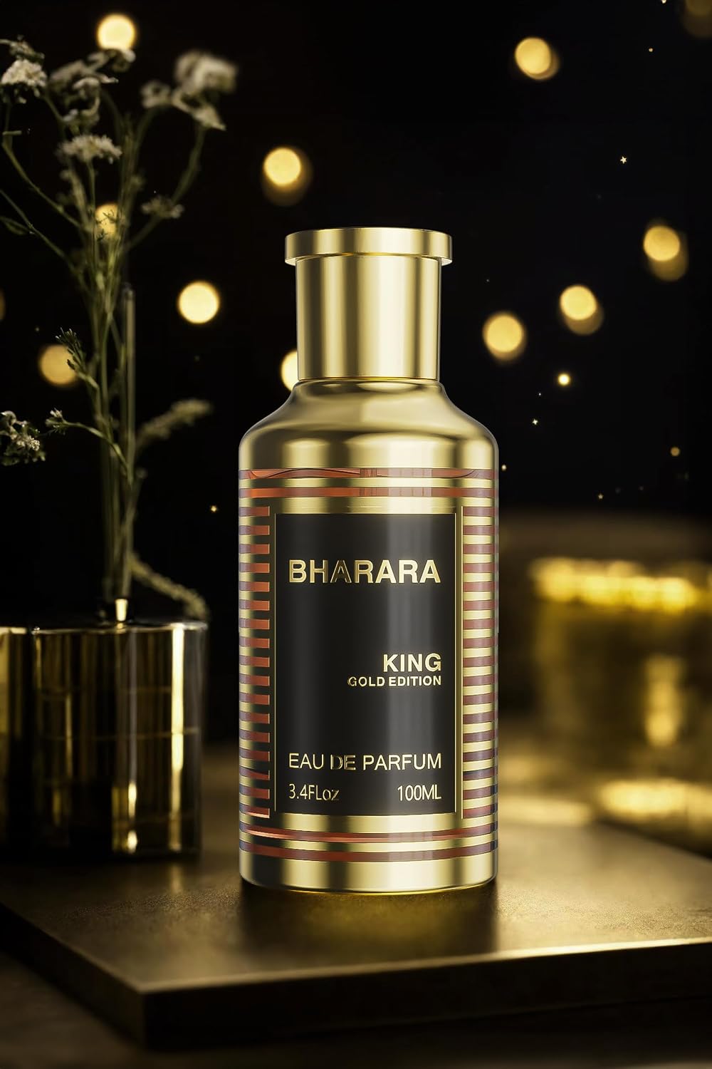 Bharara King Gold Edition Eau de Parfum 3.4 oz / 100 ml | Men's Luxury Fragrance