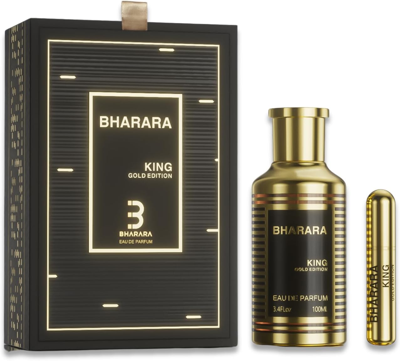 Bharara King Gold Edition Eau de Parfum 3.4 oz / 100 ml | Men's Luxury Fragrance