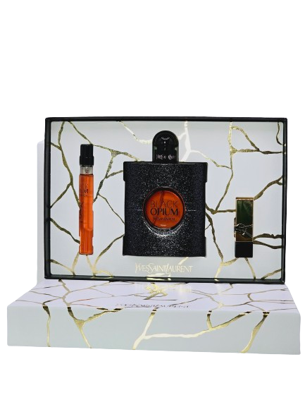 Black Opium Gift Set Fragrances By YVES Saint Laurent 3 Pics For Women ...