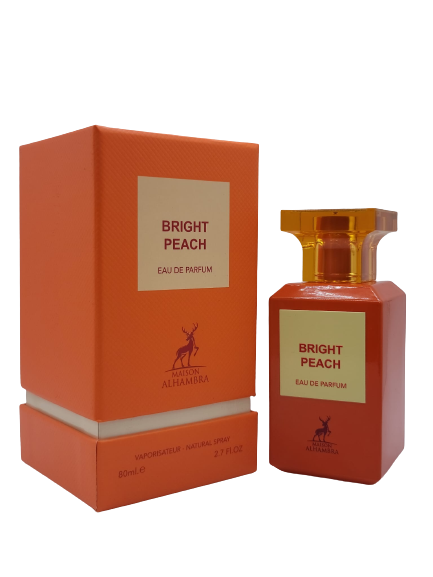 Bright Peach By Maison Alhambra 2.7oz/80ml Eau De Parfum Unisex Fruity