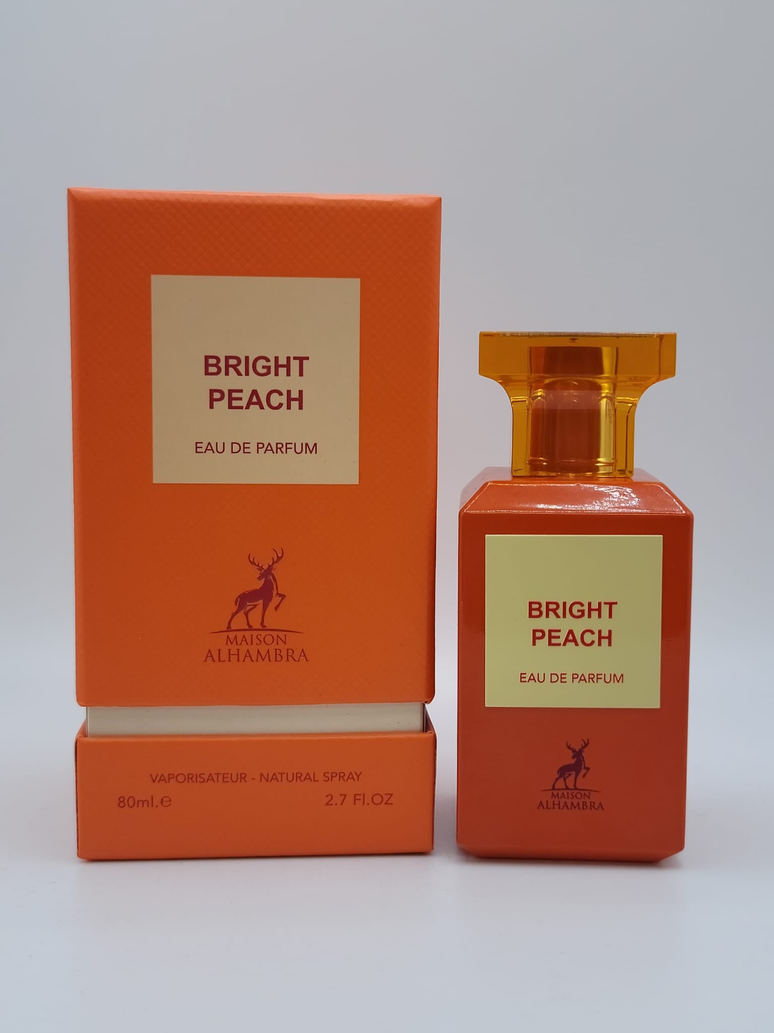 Bright Peach By Maison Alhambra 2.7oz/80ml Eau De Parfum Unisex Fruity