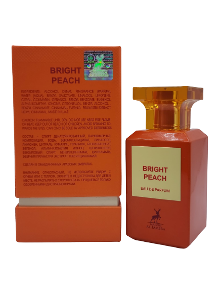 Bright Peach By Maison Alhambra 2.7oz/80ml Eau De Parfum Unisex Fruity